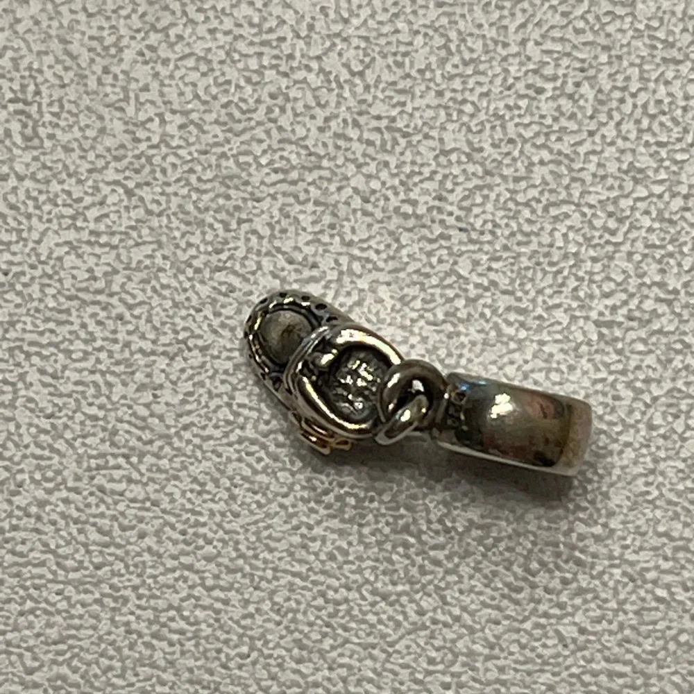 PANDORA  BABY BOY BOOTIE Dangle Charm - Picture 2 of 5